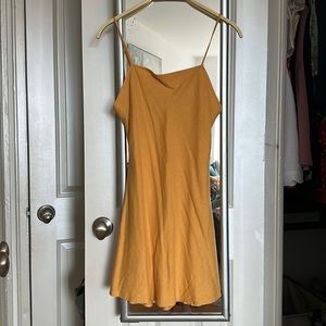 Abercrombie linen square neck dress